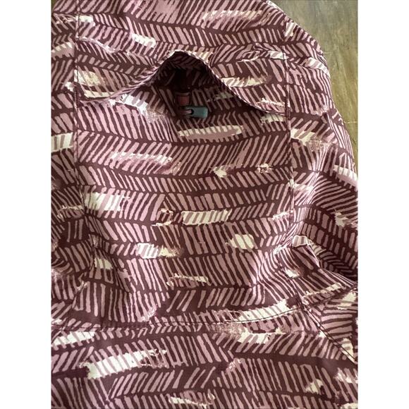 The North Face Jacket Womens Size Medium Purple Novelty Venture Rain Jacket Hood - Picture 11 of 12